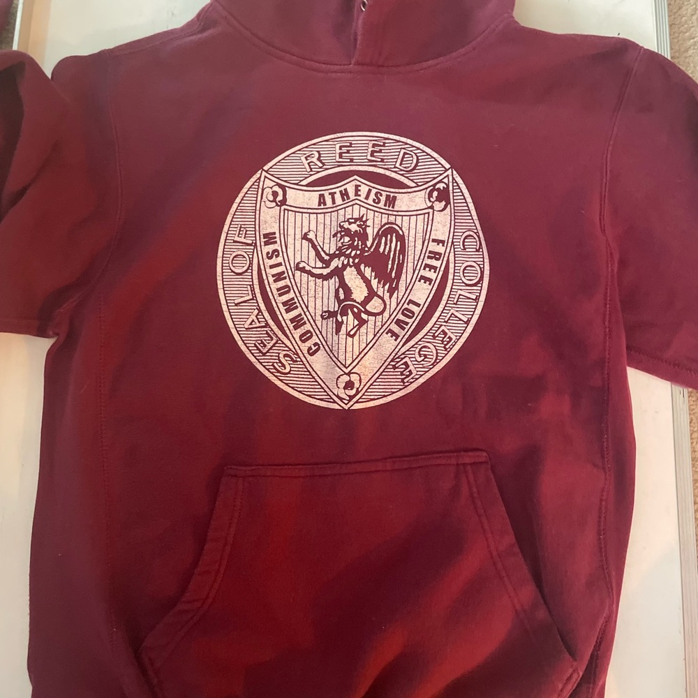 Reed Collage Red Hoodie